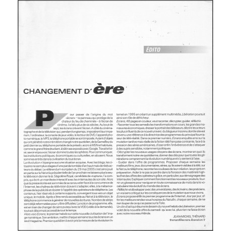 ÉCRANS |Premier Numéro