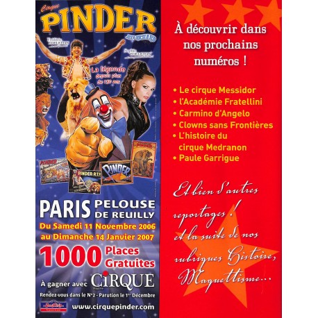 CIRQUE MAGAZINE |Premier Numéro
