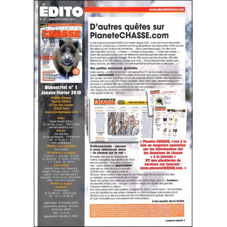 PLANÈTE CHASSE |Premier Numéro