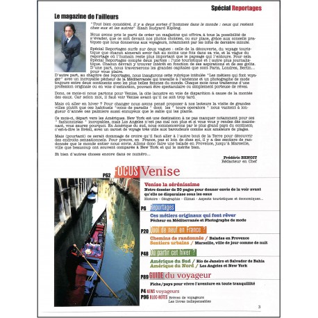 SPECIAL REPORTAGES |Premier Numéro