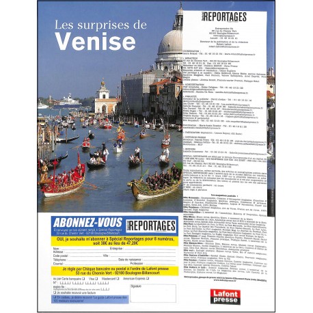 SPECIAL REPORTAGES |Premier Numéro