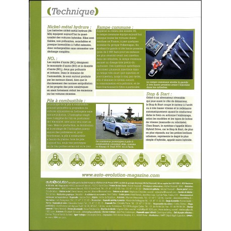 AUTO EVOLUTION |Premier Numéro