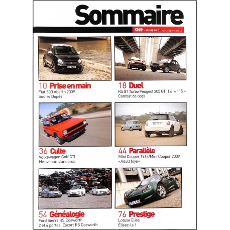 KM/H |Premier Numéro