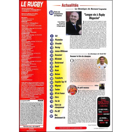 LE RUGBY MAGAZINE |Premier Numéro