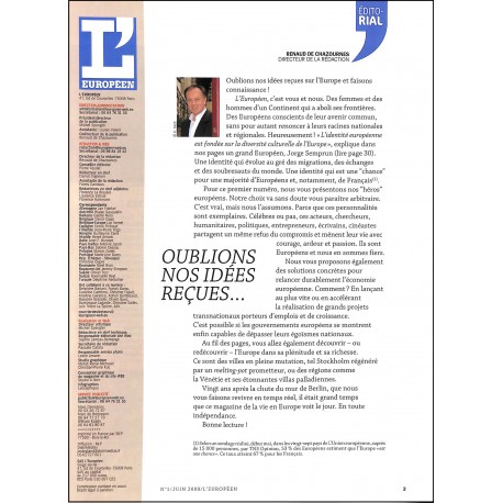 L'EUROPÉEN |Premier Numéro