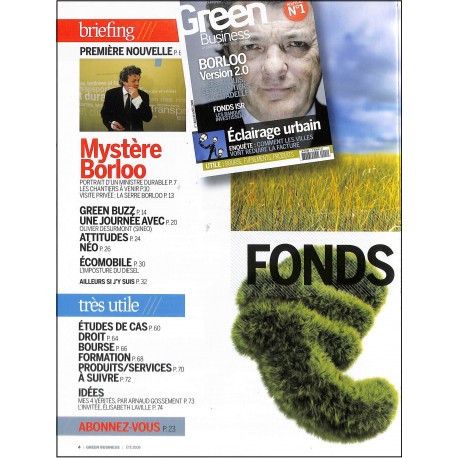 GREEN BUSINESS |Premier Numéro
