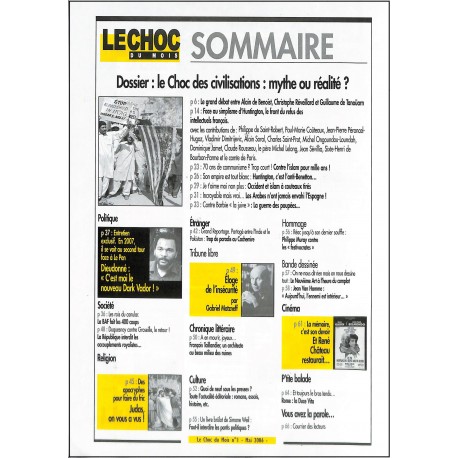 LE CHOC DU MOIS |Premier Numéro