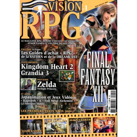 RPG VISION |Premier Numéro