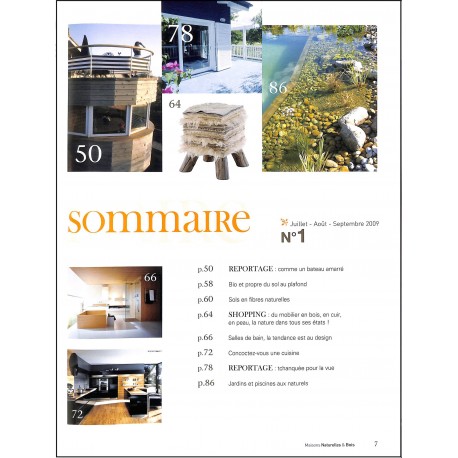 MAISONS NATURELLES & BOIS |Premier Numéro