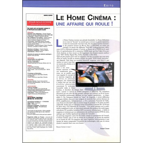 HOME CINÉMA ACHAT |Premier Numéro