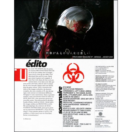VIRUS GAMER MAGAZINE |Premier Numéro