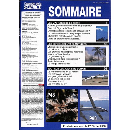 L'ESSENTIEL DE LA SCIENCE |Premier Numéro