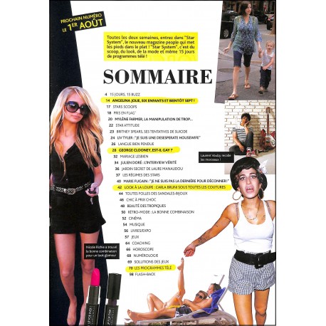 STAR SYSTEM |Premier Numéro