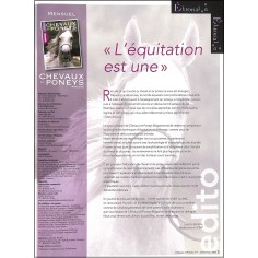 CHEVAUX ET PONEYS MAGAZINE |Premier Numéro 2