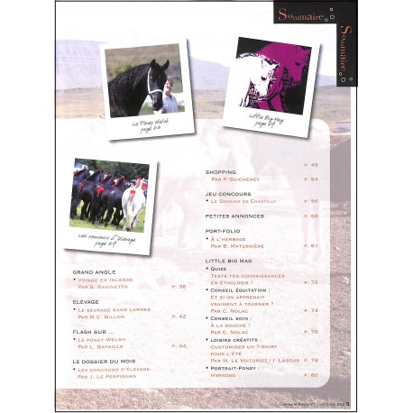 CHEVAUX ET PONEYS MAGAZINE |Premier Numéro