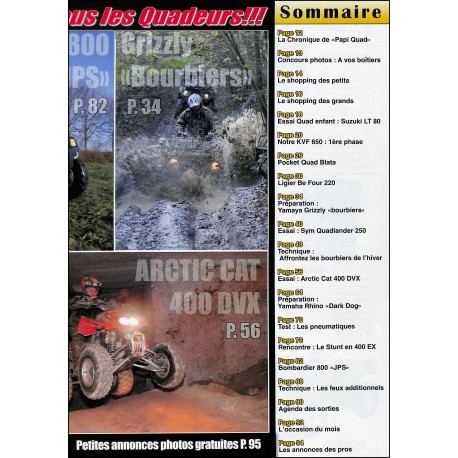 X-TREM QUAD magazine |Premier Numéro