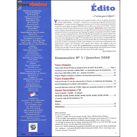 FERROVISSIME |Premier Numéro