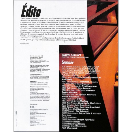 SCORE ASIA |Premier Numéro