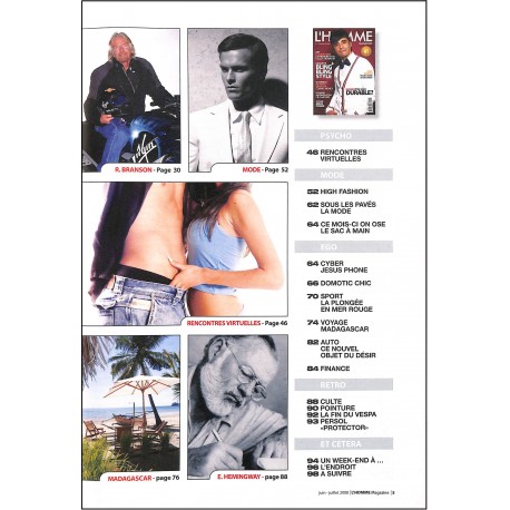 L'HOMME MAGAZINE |Premier Numéro
