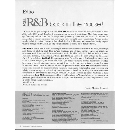 SOUL R&B |Premier Numéro