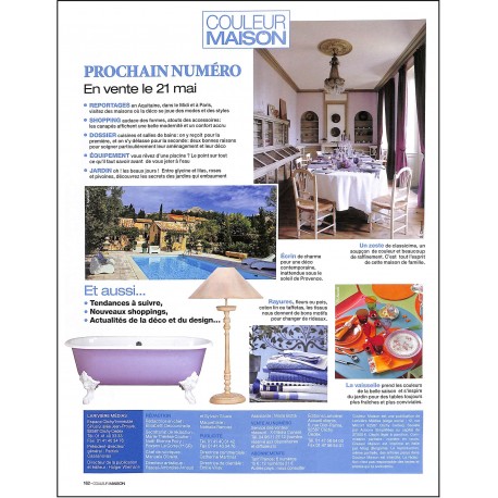 COULEUR MAISON |Premier Numéro
