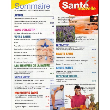 Santé nouvelle |Premier Numéro