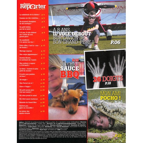 SUPER REPORTER |Premier Numéro