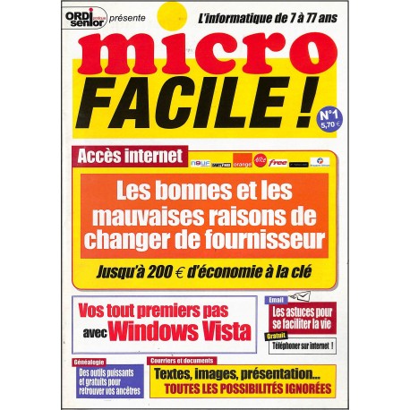 MICRO FACILE |Premier Numéro