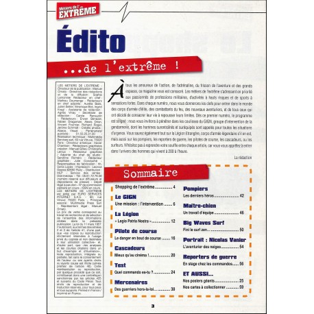 Métiers de l'EXTRÊME |Premier Numéro