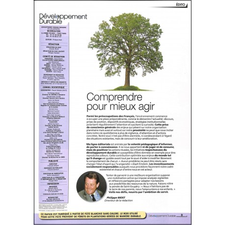 DÉVELOPPEMENT DURABLE MAGAZINE |Premier Numéro