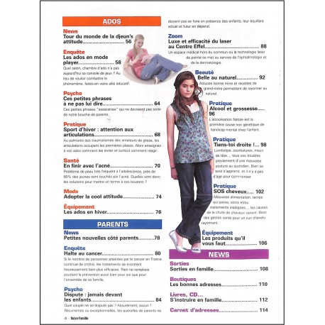 VOTRE FAMILLE |Premier Numéro