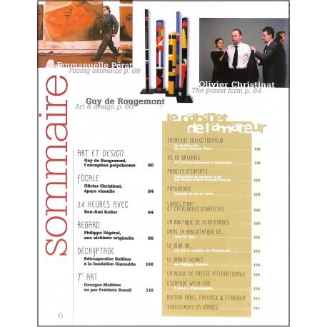 VERNISSAGES |Premier Numéro