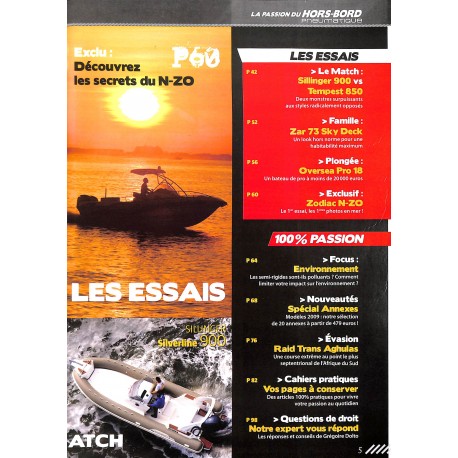 LA PASSION DU HORS-BORD PNEUMATIQUE |Premier Numéro