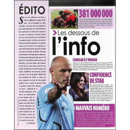 LES DESSOUS DU SPORT |Premier Numéro