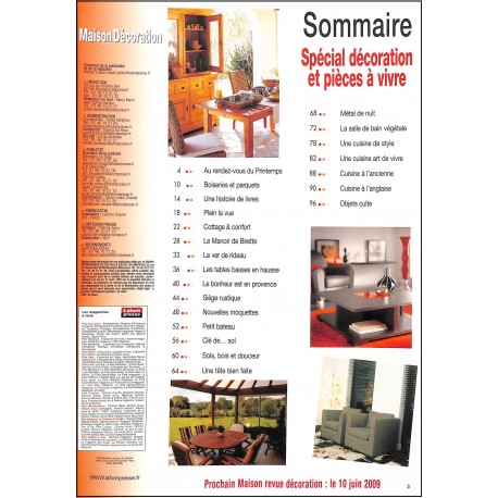 MAISON REVUE DÉCORATION |Premier Numéro
