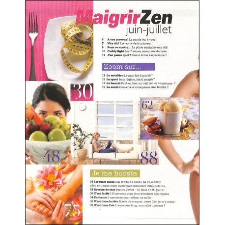 MAIGRIR ZEN |Premier Numéro