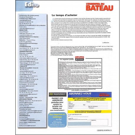 L'ESSENTIEL BATEAU |Premier Numéro