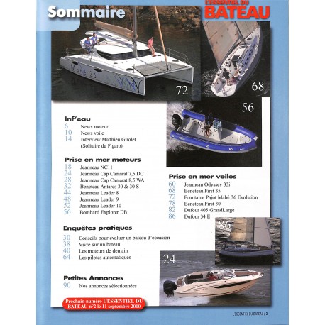 L'ESSENTIEL BATEAU |Premier Numéro