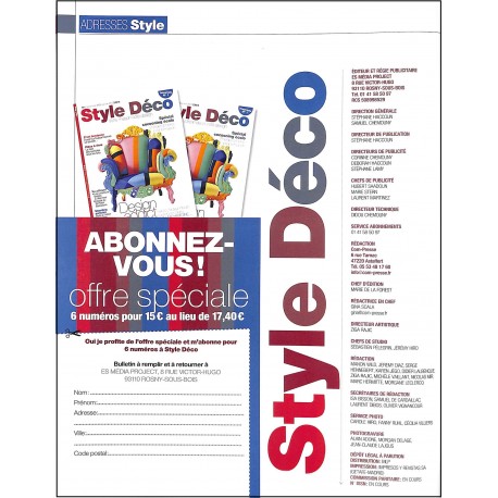 STYLE DÉCO |Premier Numéro