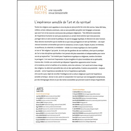 ARTS SACRÉS |Premier Numéro