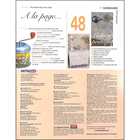 ANTIQUITÉS PRATIQUE |Premier Numéro