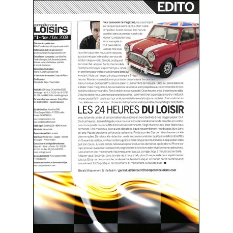 COMPÉTENCE LOISIRS |Premier Numéro