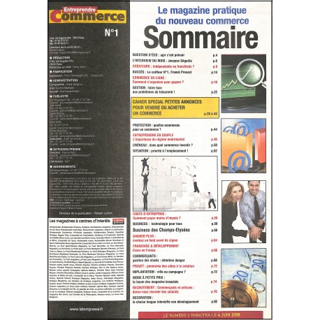 ENTREPRENDRE COMMERCE |Premier Numéro