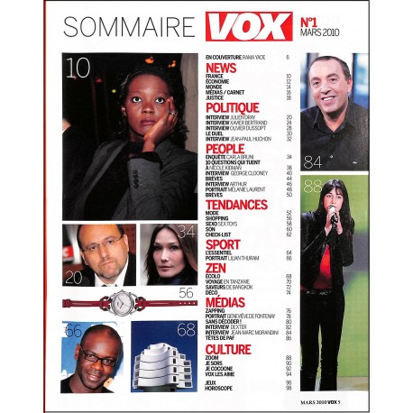 VOX |Premier Numéro