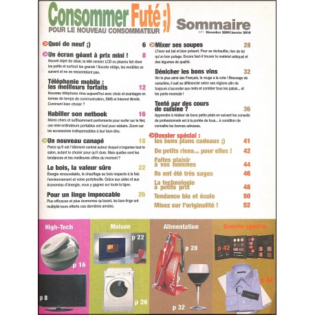 CONSOMMER FUTÉ |Premier Numéro