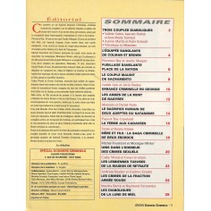 Spécial Dossiers Criminels |Premier Numéro 2