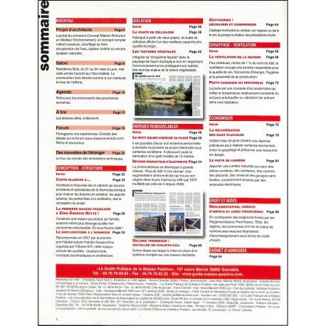 LE GUIDE PRATIQUE DE LA MAISON POSITIVE |Premier Numéro