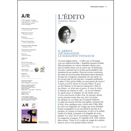 A/R MAGAZINE VOYAGEUR |Premier Numéro
