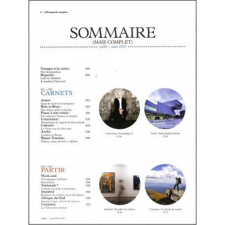 A/R MAGAZINE VOYAGEUR |Premier Numéro