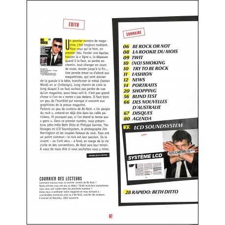 BE ROCK |Premier Numéro
